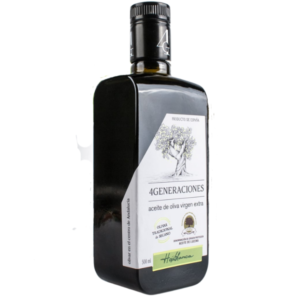 4Generaciones - Hojiblanca - Ecológico - Aceite de oliva virgen extra 500 ml